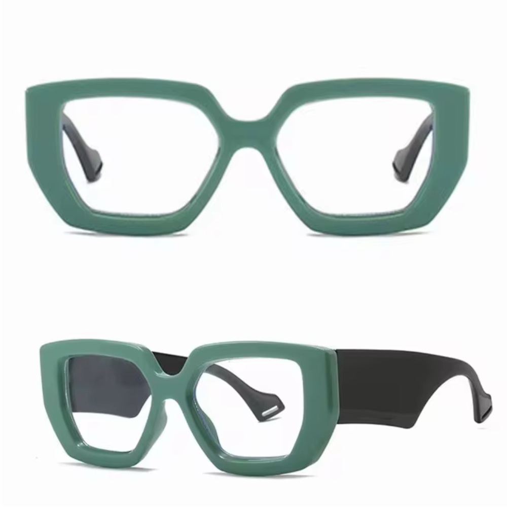 Stylish Green Eyewear Frames